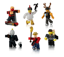 4 Action Figure Pack Includes 4 figures New Roblox Robot Riot Mix & Match 
