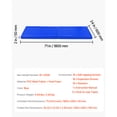 thumbnail image 3 of KFFKFF Athletic Wall Cushioning, 71 x 24 x 2 inch Resilient Wall Cover, Detachable 2" Thick Foam Dense Basketball Arena Wall-Attached Cushioning, Robust Water-Resistant Safety Pad for Gym, 3 of 9