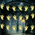 thumbnail image 5 of Herrnalise Halloween Lights 9.84FT 20 LED BatGhost Halloween String Lights Battery Operated with Timer,Waterproof Indoor Outdoor Halloween Decorations Light Home Yard Window Decor, 5 of 8