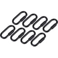 thumbnail image 1 of HUGFEGWE 6 Pcs Chain Connectors, Chain Locking Quick Link, Great for Light, Key, Camping, Backpack, Rope (Black, 6mm Thick) UA824-20261, 1 of 5