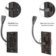thumbnail image 2 of Buyer's Point HDMI Wall Plate with 6-Inch Pigtail Built-In Flexible Hi-Speed HDMI Cable with Ethernet, 2-Piece Decora, Single Outlet Port Insert, Perfect for Home Theater Systems Pack of 10 black, 2 of 8