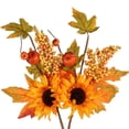 thumbnail image 1 of 1/2 Uds. De vigas de flores de hoja de arce y girasol falso, decoración de otoño, arreglo floral, muebles para el hogar, 1 of 8