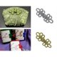 thumbnail image 2 of Hand Sewing Crochet Button Fasteners Chinese Knot Closure Cheongsam Frog Button Silk Buckle Clothes Tang Suit Decoration silver, 2 of 4