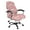Cow Print Love Pink, variant on SCRAWLGOD Alpaca Rainbow Love Blue Valentine's Day Stretchy Cover for Office Chair Seat Breathable Computer Desk Chair Seat Covers Dustproof High Back Chair Slipcover, S