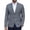 Light Grey Blue Plaid, variant on COOFANDY Mens Plaid Sport Coats, Two Button Lightweight Casual Blazer Stylish Suit Jacket for Daily Wedding