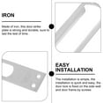 thumbnail image 3 of 2 Pcs Door Security Lock Plate Home Frame Buckle Locks for Front Strike Covers Deadbolt Stainless Steel, 3 of 5