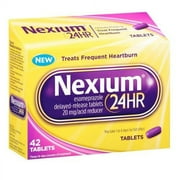 Nexium 24 HR 20mg Acid Reducer Tablet 42 ea (Pack of 4)