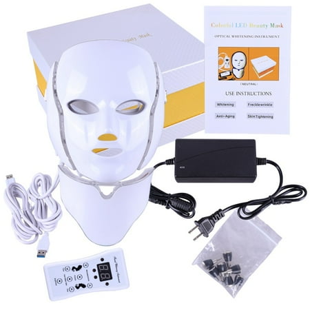 ZEDWELL LED Face Mask Remove Acne Wrinkle Freckle Firming Skin Anti-Aging Beauty Instrument