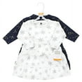 thumbnail image 2 of Hudson Baby Girl Cotton Dresses, Metallic Snowflake Star, 2 Toddler, 2 of 4