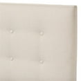 thumbnail image 4 of Allora Lit Plateforme à Panneaux Grand Capitonné, Beige Pâle, 4 of 5