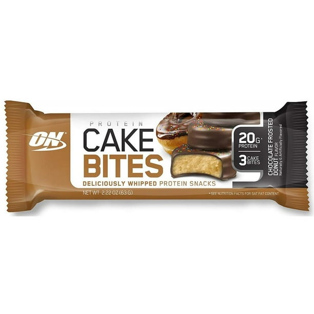 Optimum Nutrition Protein Cake Bites, Chocolate Frosted