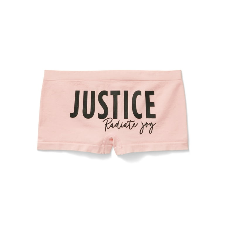 Justice Girls Boyshort Underwear, 5-Pack, Sizes 6-16 