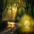 thumbnail image 4 of SLYNSHome Solar Flower Garden Lights Decorative,Waterproof Butterfly Flower Light Yard Ground Light Firefly Lights for Outside Pathway,Gift for Mother, 4 of 8