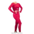 thumbnail image 3 of Conjunto Deportivo Fit Pants Co. Talla XCH/CH de 3 Piezas Sin Push Up Vino, 3 of 4