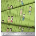 thumbnail image 2 of Soimoi Silk Fabric Swing & Kids Human Figure Print Fabric by Yard 42 Inch Wide, 2 of 3