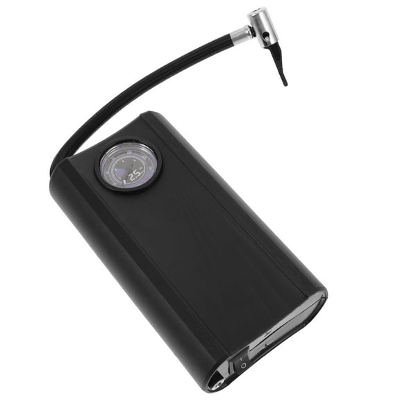 WEAVILUX Car Tire Pump Auto Tire Inflator Black Abs 1Pcs For Motorcycle