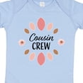 thumbnail image 4 of Inktastic Cousin Crew with Pink Flowers Girls Baby Bodysuit, 4 of 5