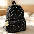 thumbnail image 4 of Women's Casual Nylon Polka Dot Backpack, Fashion Large Everyday Daypack, Coquette Bookpack for Campus Weekend Commute, 4 of 5