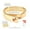 Gold, variant on Wollet Stretchable Silver Medical Alert Bracelets for Men 8.26 '', Emergency ID Bangles