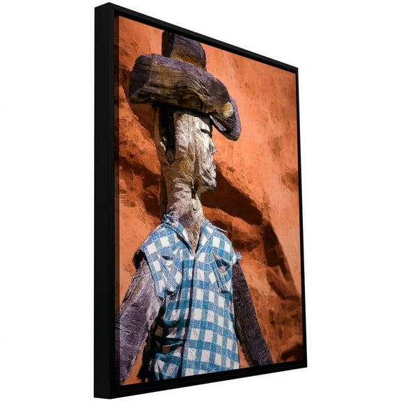 ArtWall Dean Uhlinger "Guardian Of The West" Floater Framed Gallery-Wrapped Canvas