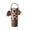 Brown, variant on Sidagar 26 fl oz Stainless Steel Insulated Water Bottle with Handle, Leakproof Straw Lid, Starry Blue