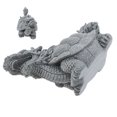 thumbnail image 1 of OUNONA Feng Shui Turtle Statue Dragon Turtle Shape Stone Grey 1Pack for Avoiding Evil, 1 of 6