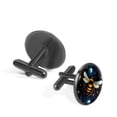 thumbnail image 2 of Bee Men's Stainless Steel Shirt Cufflinks for Formal Attire, Silver Jewelry, Suitable for Business and Special Occasions, 2 of 6