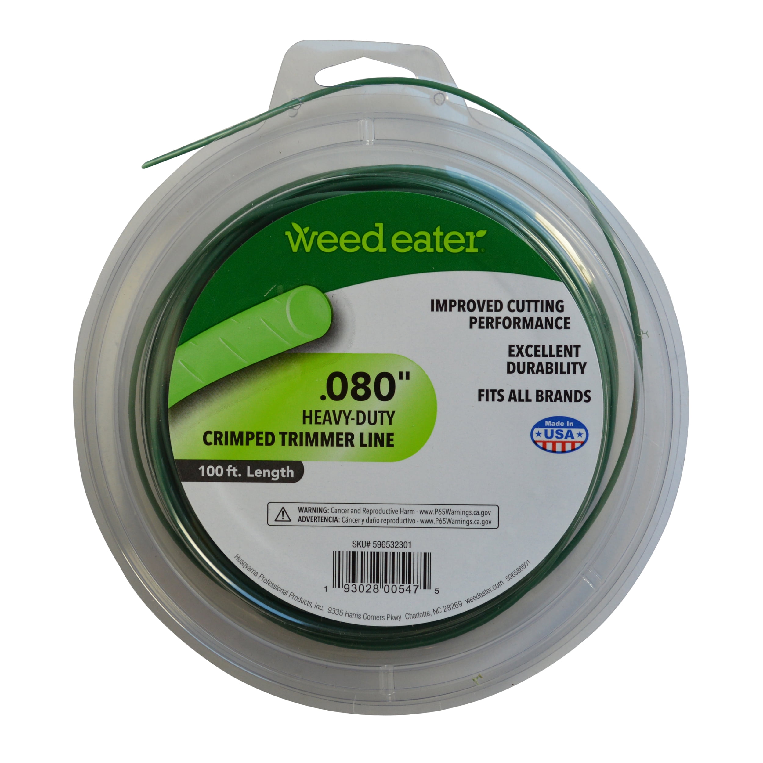 Weed Eater .080 in. 100 ft Crimped Replacement Trimmer Line