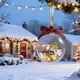 thumbnail image 4 of Adorno de Navidad 3D Transparente Bola de Pájaro | Decoración de árbol colgante hecha a mano | Efecto de globo de nieve con remolino de purpurina, caja de música, exhibición de pájaros realista,, 4 of 5