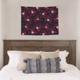 thumbnail image 3 of Red Navy Floral Tapestry for Bedroom - Tapestry Wall Hanging Wall Tapestry for Dorm Wall Decor Home Decoration , Aesthetic Funny Tapestry 29 x 37in, 3 of 5