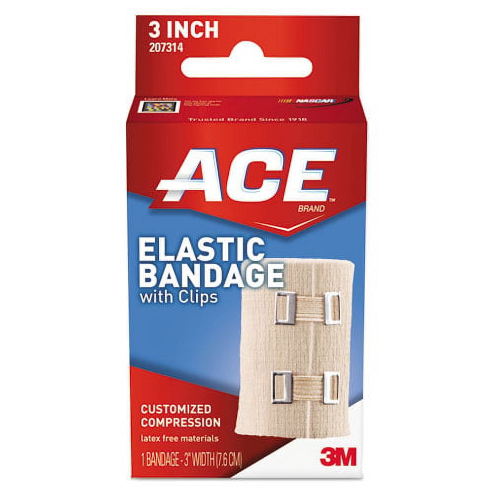 Elastic Bandage With E-Z Clips, 3 X 64 | Bundle of 5 Each