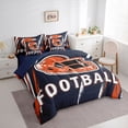 thumbnail image 2 of Feelyou Est Rugby Sleep Twin Bedding Sets 7pcs, Sport Theme Bedding Comforter Set, 2 of 7