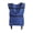 Blue, variant on mdesiwst Foldable Shopping Trolley on Wheels Heavy-Duty Waterproof Oxford Fabric Collapsible Grocery Bag with Silent Wheels Rolling Shopping Cart