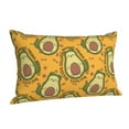thumbnail image 2 of Disketp Pillow Covers Avocado Dog Pattern Throw Pillow Case Cushion Covers,Cushion For Bedroom,Couch,Home-16"X24", 2 of 9