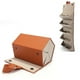 thumbnail image 1 of Organizador portátil de gafas de sol de viaje marrón, soporte plegable de pared con 5 ranuras., 1 of 5