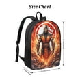 thumbnail image 2 of Mortal Kombat Backpack, Large Capacity Laptop Backpack, Durable Water-Resistant Daypack, 17.3x12.2x5.5 Inch, 2 of 8