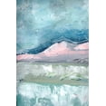 thumbnail image 2 of Chapman, Marcy 11x14 Black Ornate Wood Framed with Double Matting Museum Art Print Titled - Blush  Pink Mountainscape I, 2 of 4