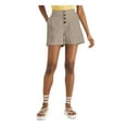 thumbnail image 3 of $60 Inc International Concepts Womens High Rise Button Fly Shorts Beige Small, 3 of 6