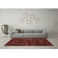thumbnail image 3 of Ahgly Company Indoor Rectangle Abstract Red Modern Area Rugs, 2' x 3', 3 of 4