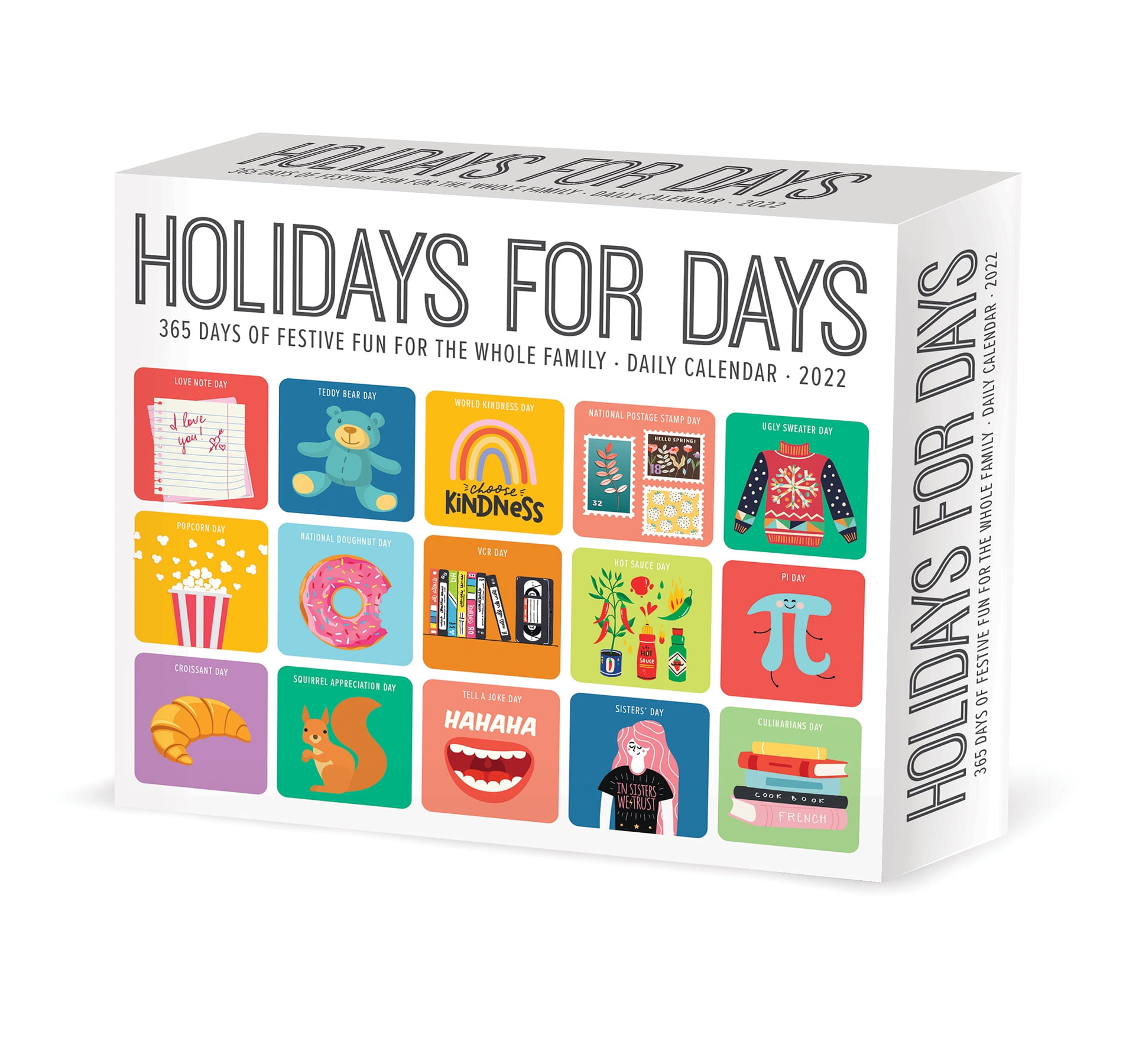 Willow Creek Press Holidays for Days 2022 Box Calendar, Celebrate Daily  Desktop - Walmart.com