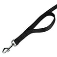 thumbnail image 4 of Country Brook Petz - Vibrant 15 Color Selection - Heavyduty Doublehandle Nylon Leash (6 Foot, 1 Inch Wide, Black), 4 of 6