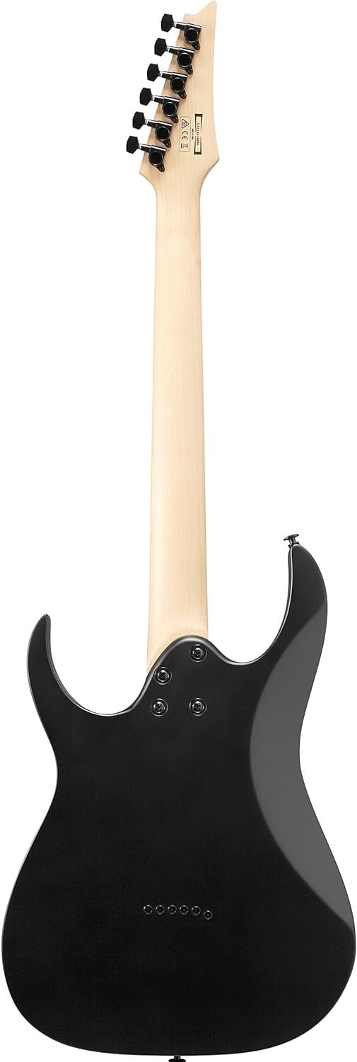 Ibanez GRG 6 String Solid-Body Electric Guitar, Right, Black Flat, Full (GRG131DXBKF)