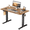 Rust, variant on CONCETTA Electric Height Adjustable Desk, 40"x24" Ergonomic Sit Stand Workstation, One-Touch Lift Home Office Desk, Black