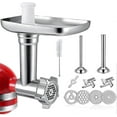 thumbnail image 1 of Compatible Meat Grinder For Kitchenaid Accessories Sausage Filling Hoses With 4 Discs, 1 of 5
