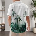 thumbnail image 4 of Ankishi Beach Shirts for Men Palm Tree Gradient Short Sleeve Vacation Shirts Casual Tops for Travel, 4 of 8