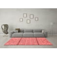 thumbnail image 3 of Ahgly Company Indoor Rectangle Abstract Red Modern Area Rugs, 5' x 7', 3 of 4