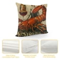 thumbnail image 4 of Orinice Lobster Graphic Decorative Pillow Cover for Home Couch Living Room Bed Sofa, Durable Cotton Linen Fabric, 1PC 22x22in, 4 of 5