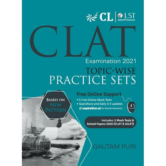 CLAT 2021 Topic-Wise Practice Sets, (Paperback)