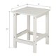 thumbnail image 2 of Mesa Auxiliar Zimtown HDPE de 14 Pulgadas Color Blanco, 2 of 9