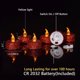 thumbnail image 3 of Velas votivas LED CHAO rojas sin llama paquete de 12, 3 of 5